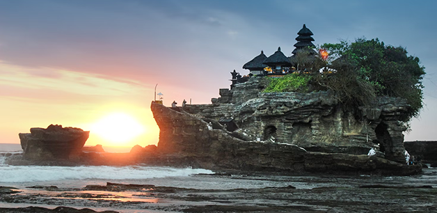 Beach view in Bali, Indonesia