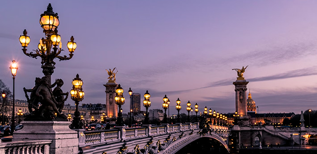 Eiffel Tower view in Paris, France